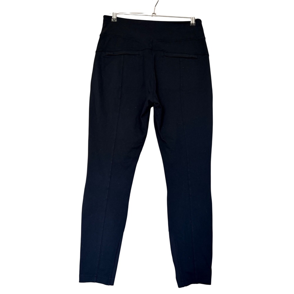 Athleta Womens Black High Rise Skinny Travel Pants Size 12 Stretch Pockets - Picture 2 of 9